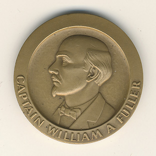 Obverse: Capt. Fuller, engineer, chased and eventually 
    captured Andrew's Raiders.